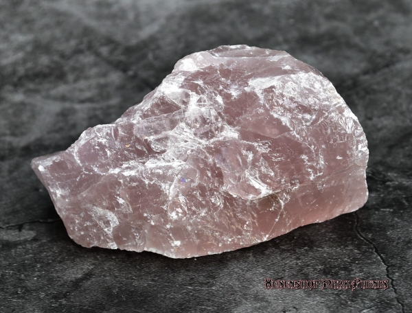 Hexenshop Dark Phönix Rosenquarz Rohstein Halbedelstein 433g